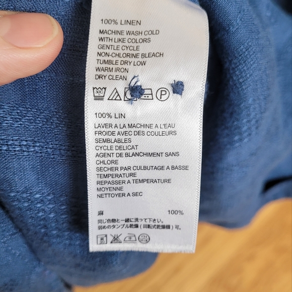 Tommy Bahama 100% Linen short sleeve shirt. US XXL Men's - Picture 8 of 9